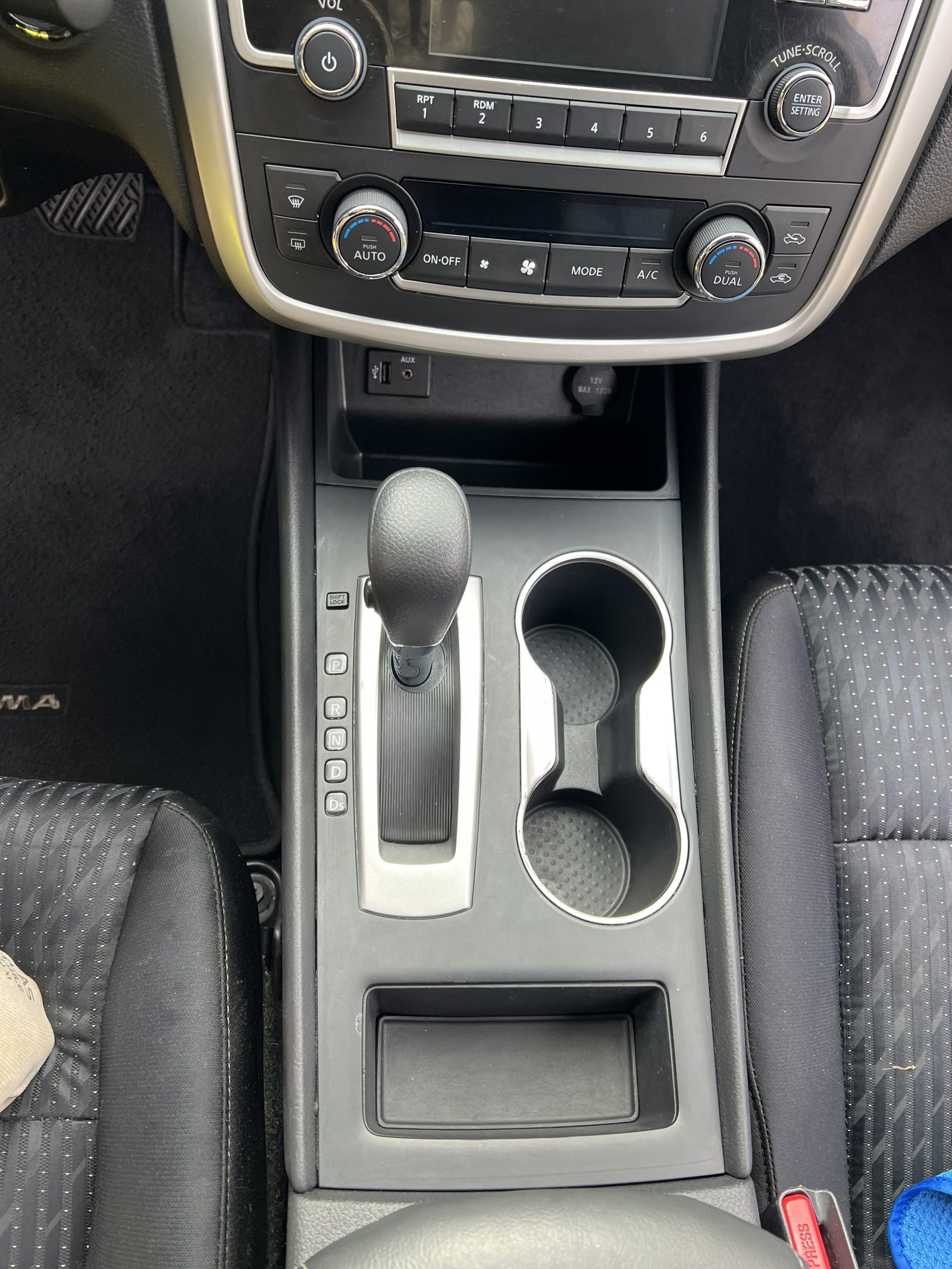 Third-row leather seats cleaned and conditioned