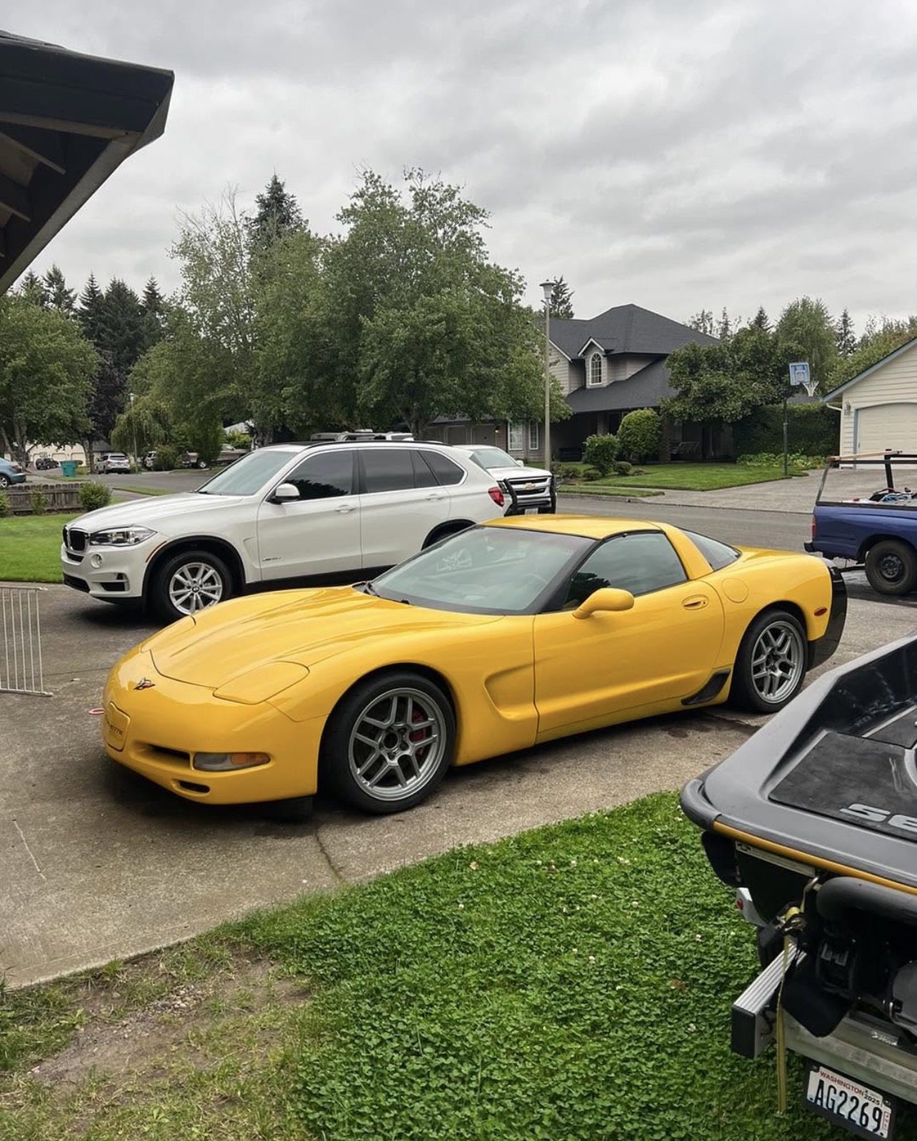 Yellow Corvette Z06